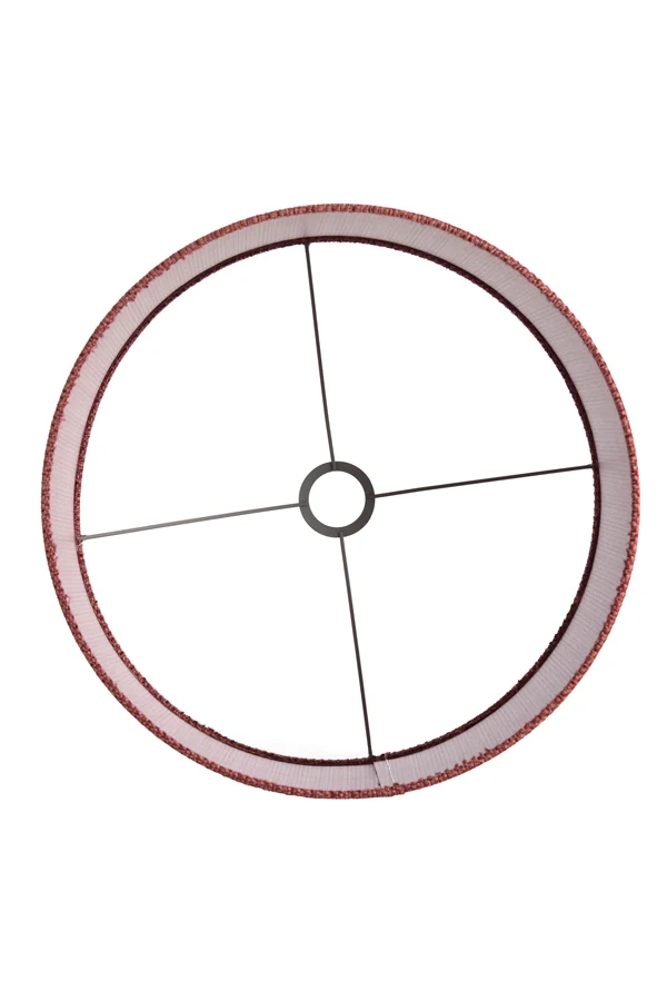 Shade cylinder 40-40-30 cm BLUSH red