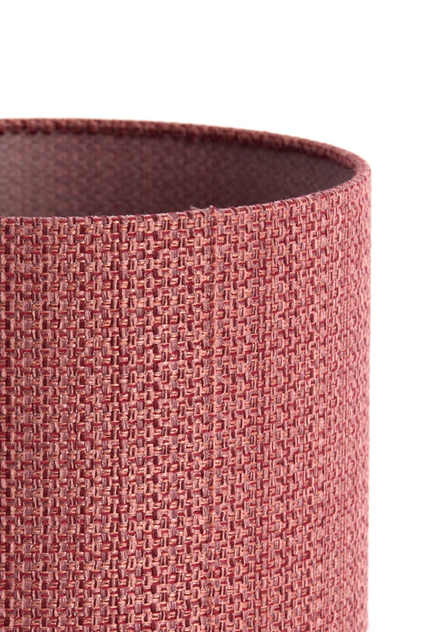 Shade cylinder 40-40-30 cm BLUSH red