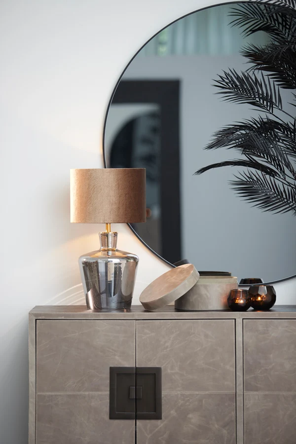 Shade cylinder 30-30-21 cm LUBIS brown
