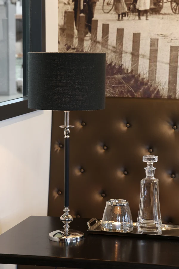 Shade cylinder 30-30-21 cm LIVIGNO anthracite