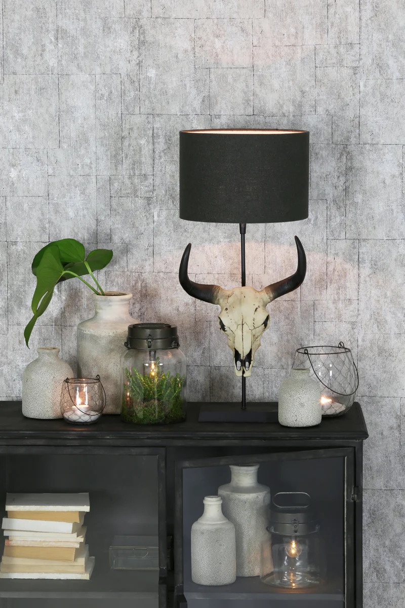 Shade cylinder 30-30-21 cm LIVIGNO anthracite