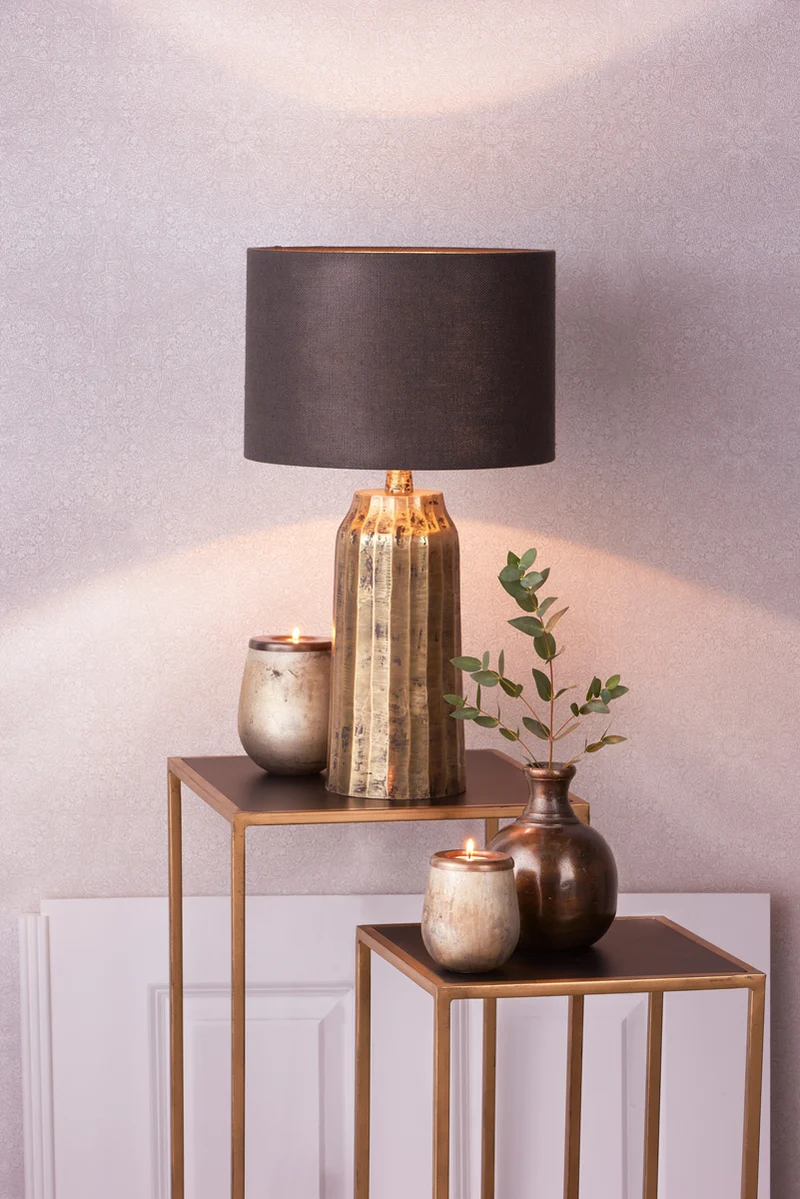 Shade cylinder 30-30-21 cm LIVIGNO anthracite
