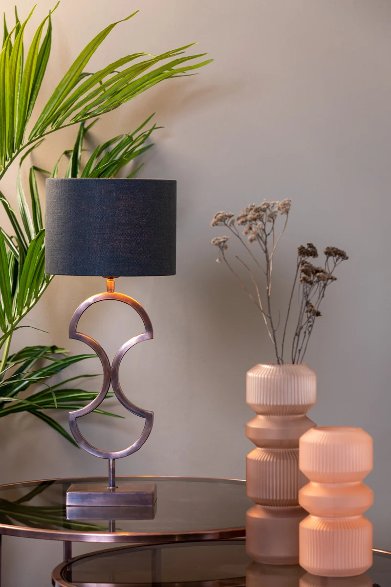 Shade cylinder 25-25-18 cm LIVIGNO anthracite