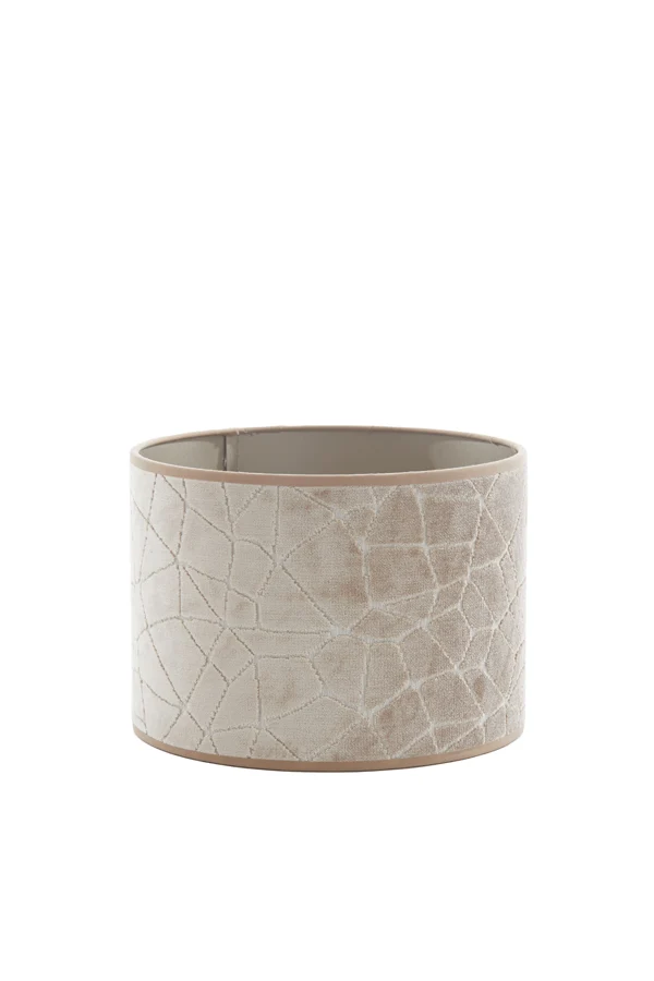 Shade cylinder 25-25-18 cm KASSEI beige