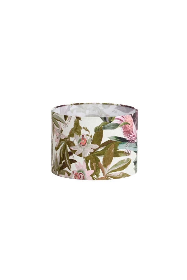 Shade cylinder 25-25-18 cm ISADORE white