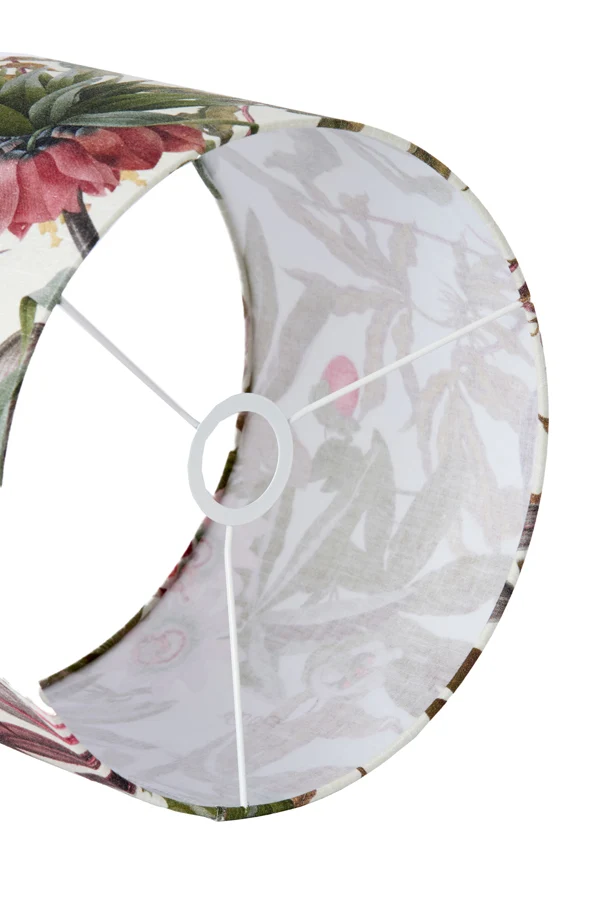 Shade cylinder 25-25-18 cm ISADORE white