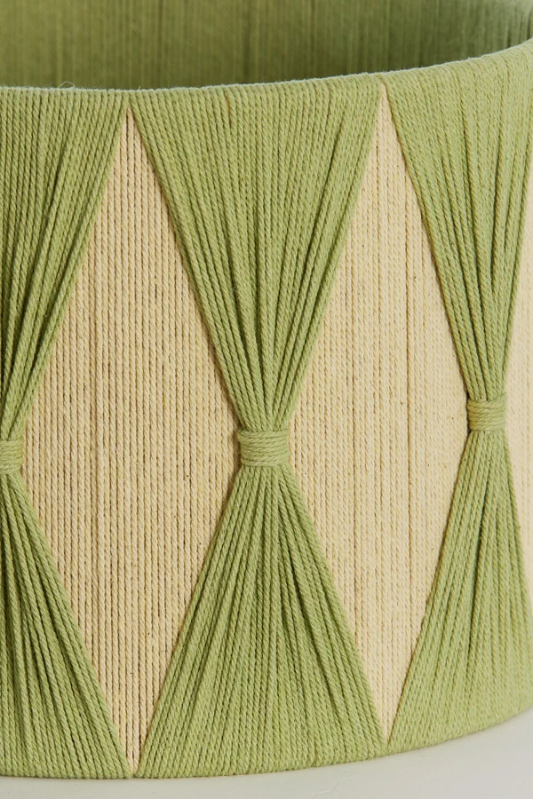 Shade cylinder 25-25-18 cm HANNAH green+mint green