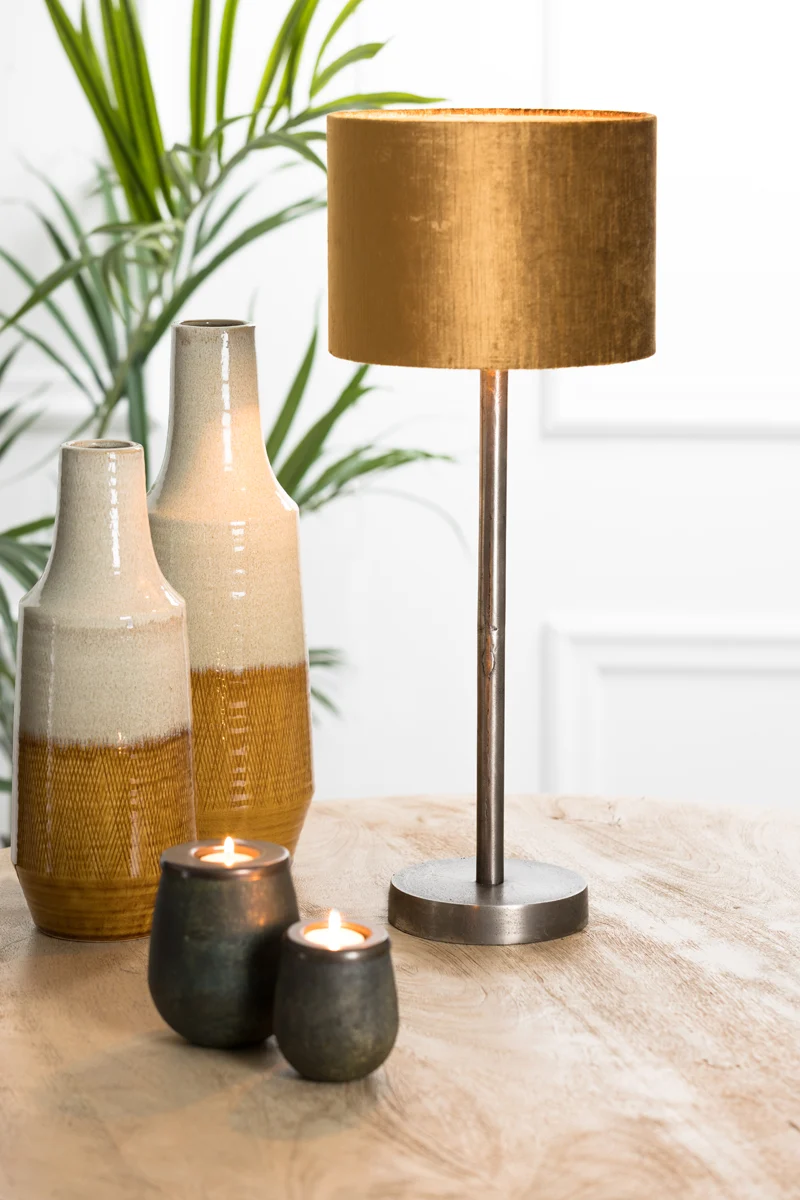 Shade cylinder 25-25-18 cm GEMSTONE gold