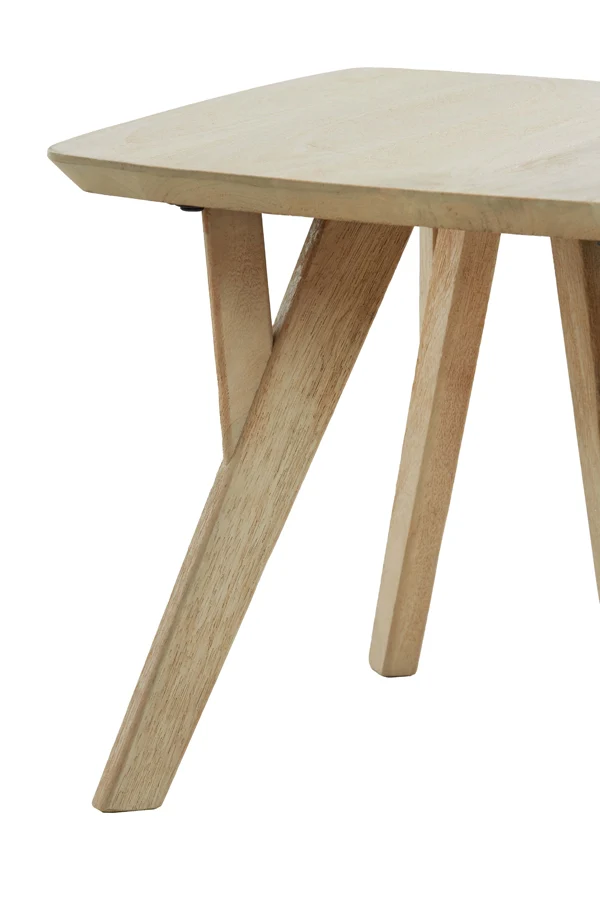 Side table 44x44x36 cm QUENZA mango wood natural