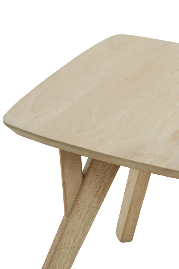 Side table 44x44x36 cm QUENZA mango wood natural