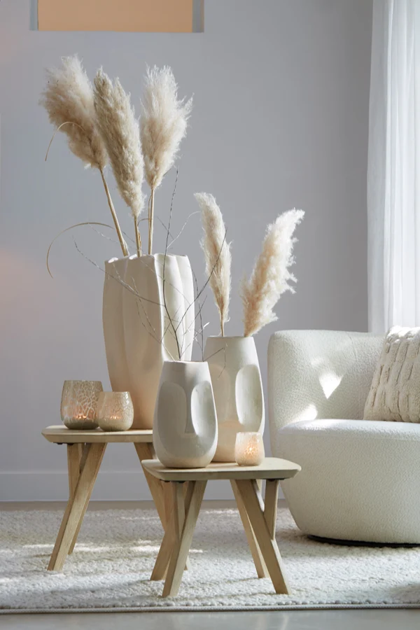 Side table 44x44x36 cm QUENZA mango wood natural