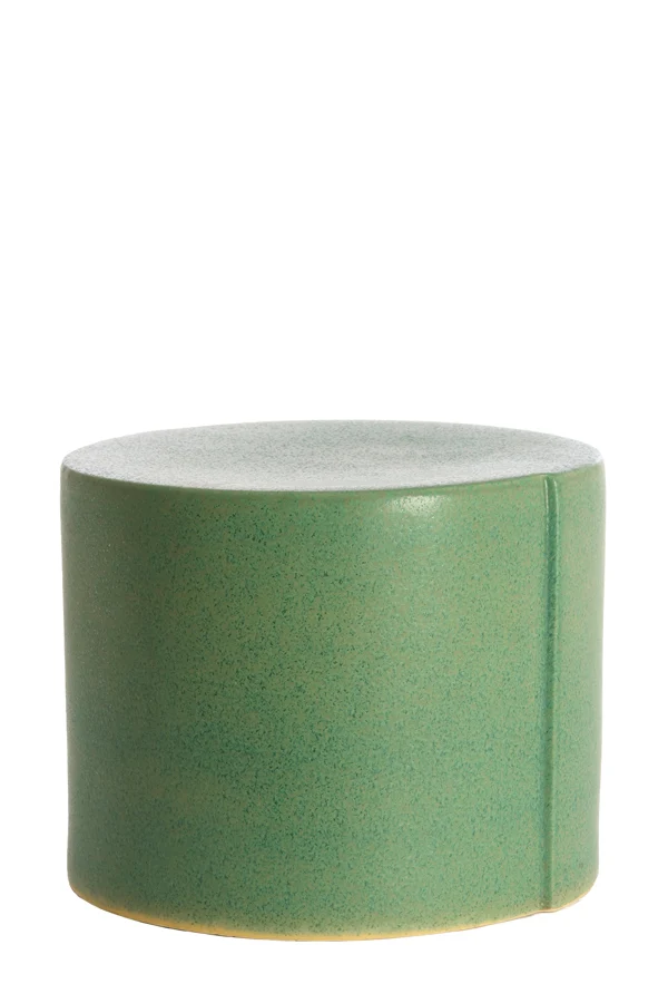 Side table 42x34 cm CHULILLA ceramics matt green