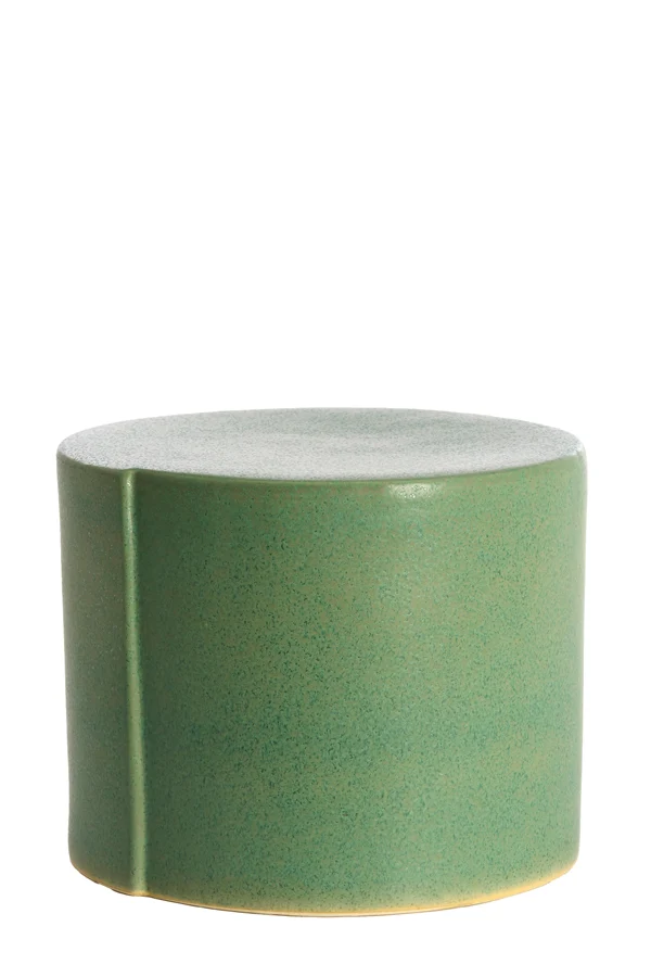 Side table 42x34 cm CHULILLA ceramics matt green