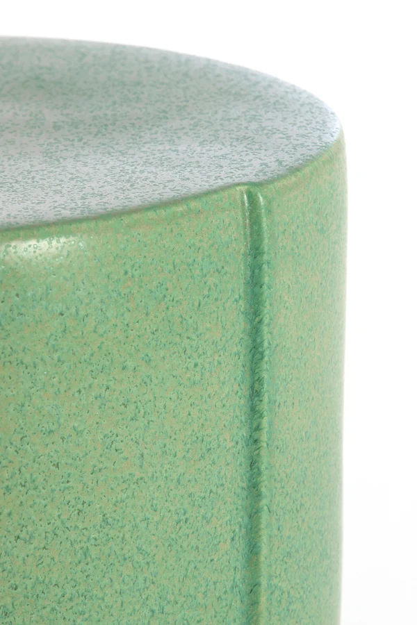 Side table 42x34 cm CHULILLA ceramics matt green