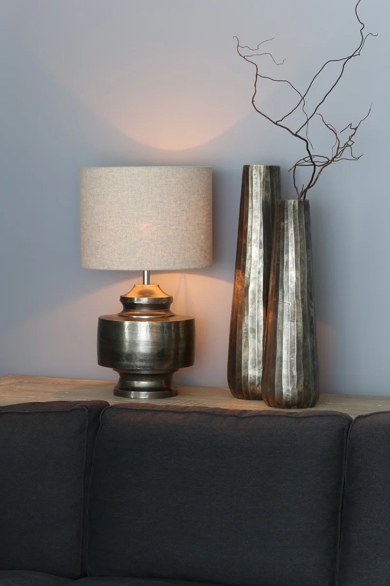Shade cylinder 40-40-25 cm LIVIGNO light grey