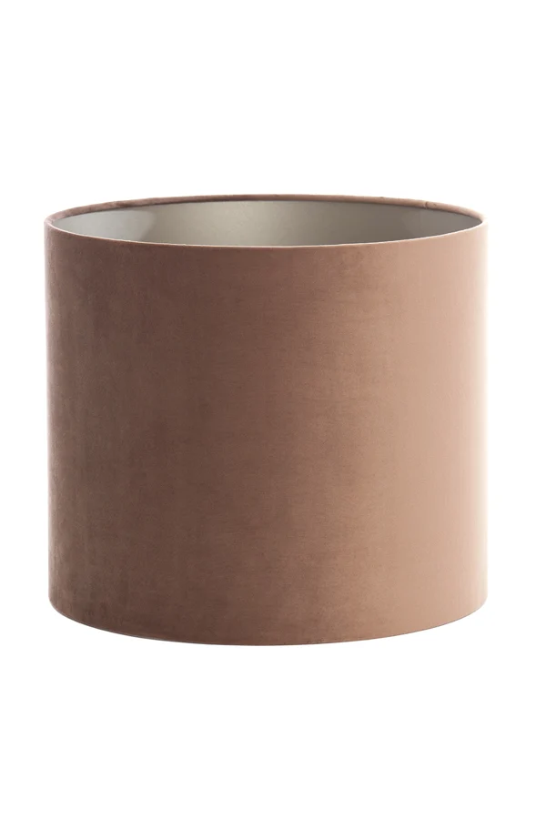 Shade cylinder 35-35-30 cm VELOURS chocolate brown