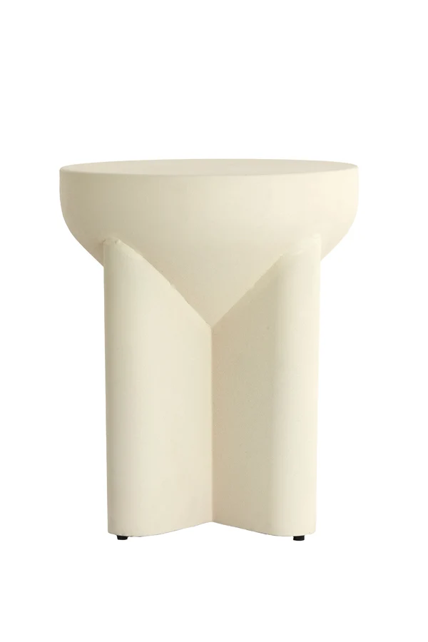 Side table 36x42 cm MIKADO matt cream