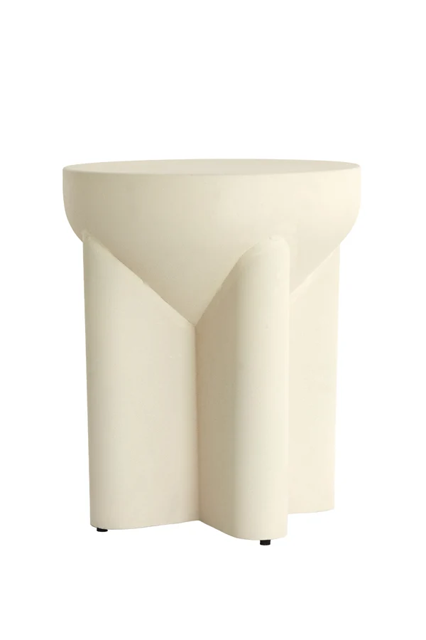 Side table 36x42 cm MIKADO matt cream