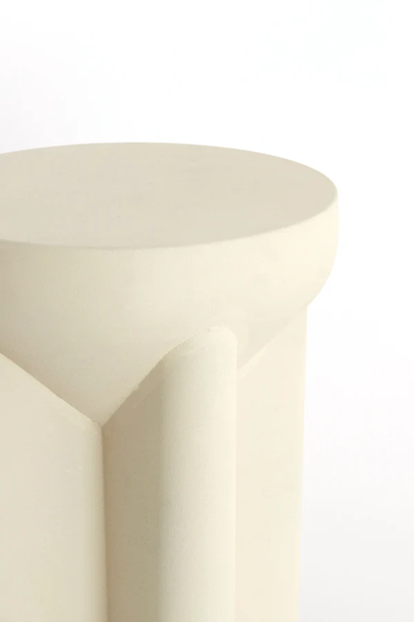 Side table 36x42 cm MIKADO matt cream