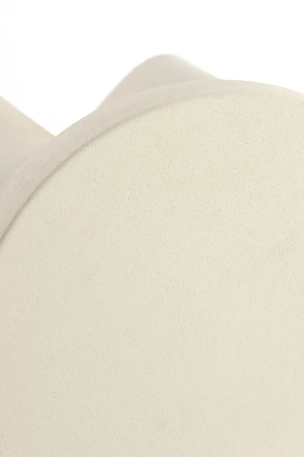 Side table 36x42 cm MIKADO matt cream