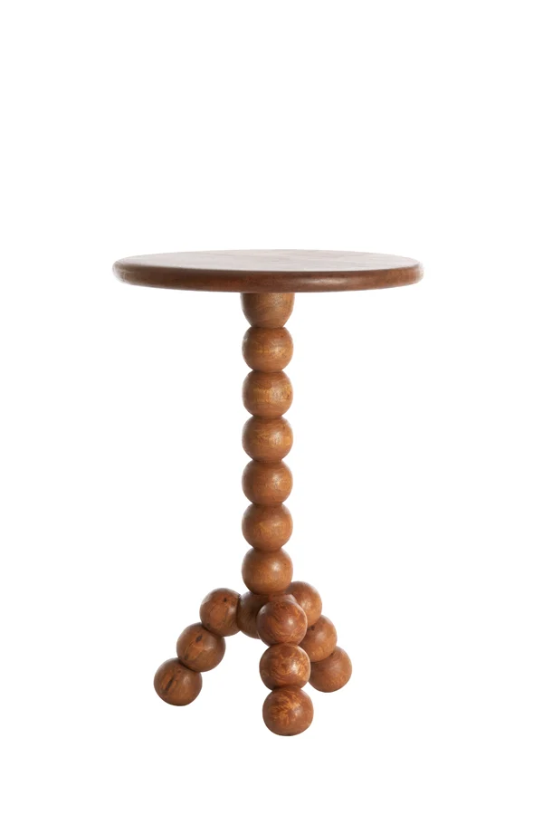 Side table 35x54 cm VEGLIO wood oil brown