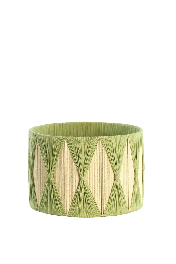 Shade cylinder 30-30-21 cm HANNAH green+mint green