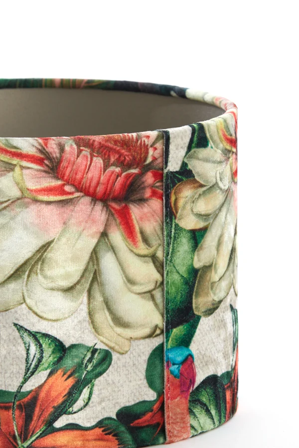 Shade cylinder 30-30-21 cm DAHLIA green