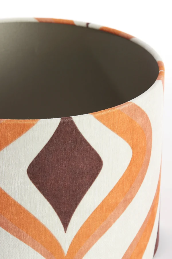 Shade cylinder 30-30-21 cm COOKIE brown