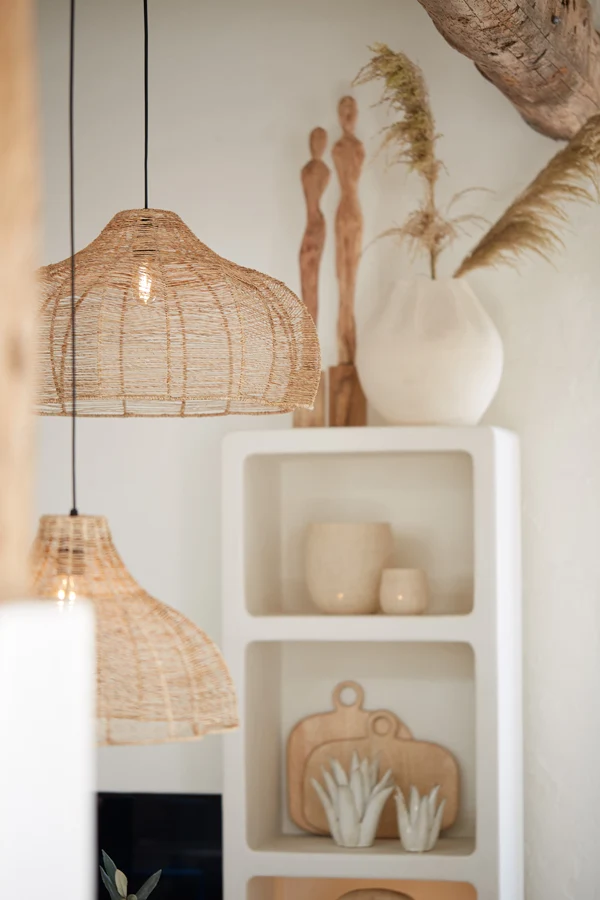 Shade hanging 60x34 cm TONODA jute natural