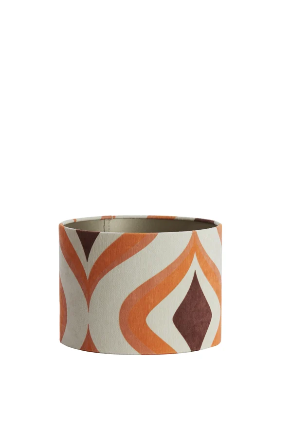 Shade cylinder 25-25-18 cm COOKIE brown
