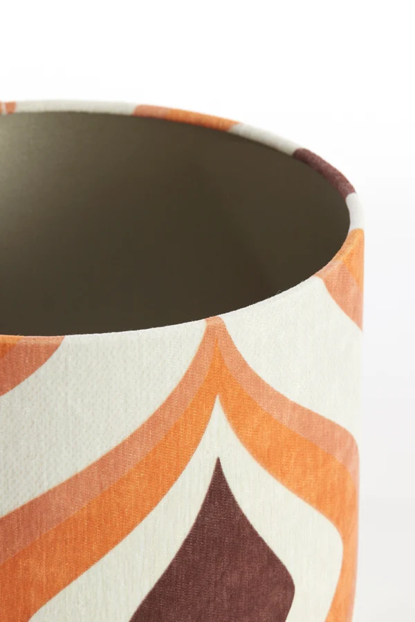 Shade cylinder 25-25-18 cm COOKIE brown