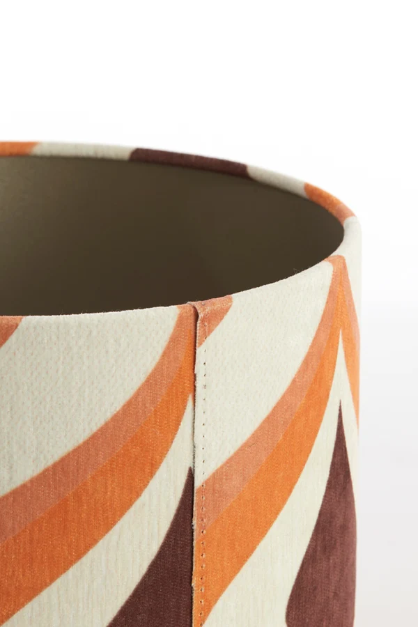 Shade cylinder 25-25-18 cm COOKIE brown