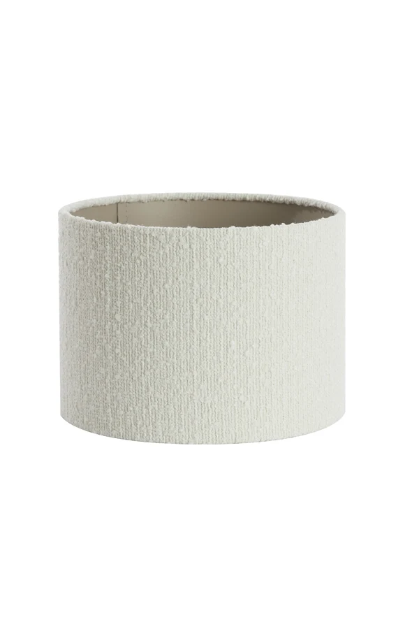 Shade cylinder 25-25-18 cm BOLERO white
