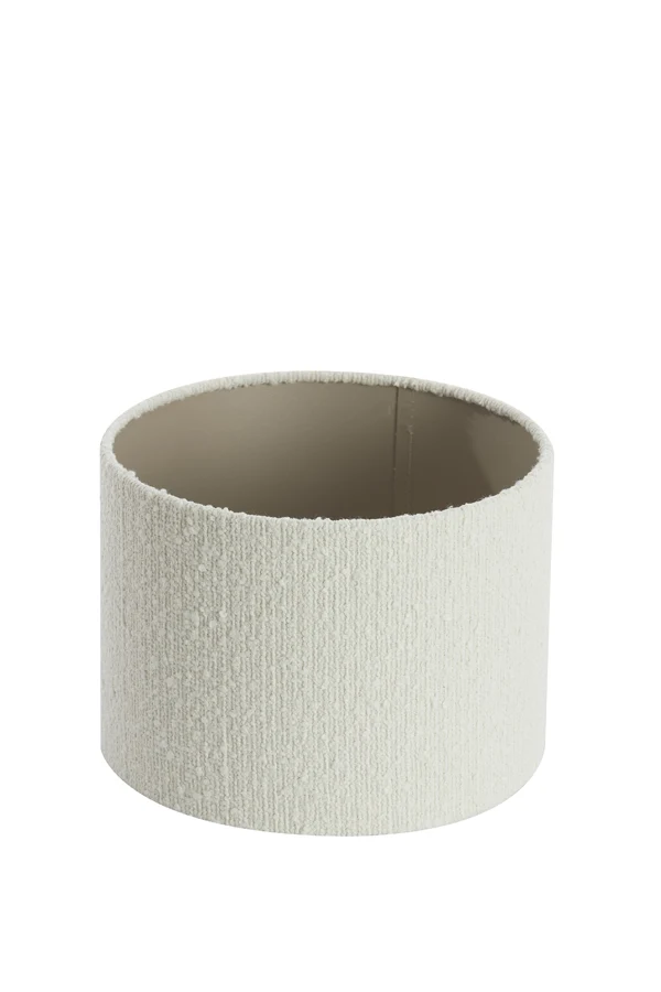 Shade cylinder 25-25-18 cm BOLERO white