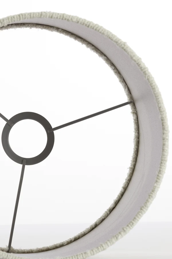 Shade cylinder 25-25-18 cm BOLERO white