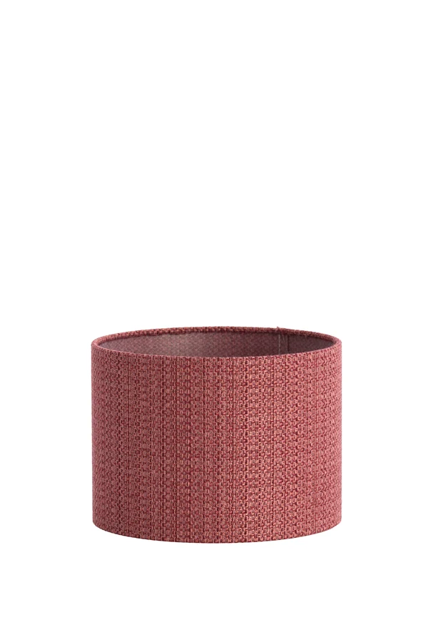 Shade cylinder 25-25-18 cm BLUSH red
