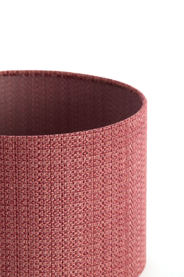 Shade cylinder 25-25-18 cm BLUSH red