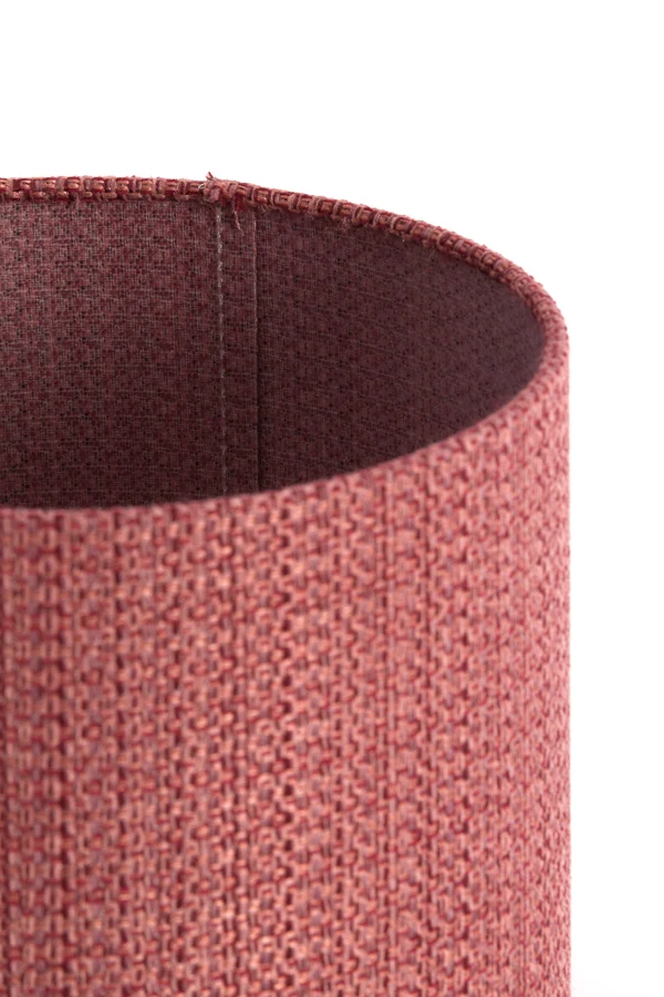 Shade cylinder 25-25-18 cm BLUSH red