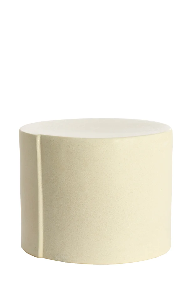 Side table 42x34 cm CHULILLA ceramics matt cream