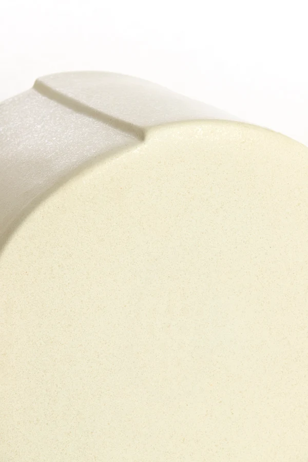 Side table 42x34 cm CHULILLA ceramics matt cream