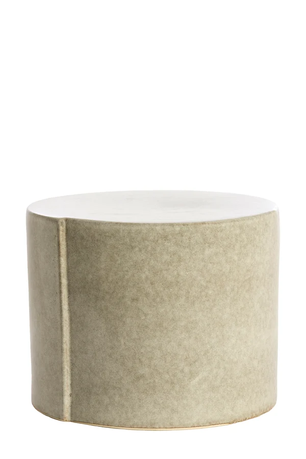 Side table 42x34 cm CHULILLA ceramics grey