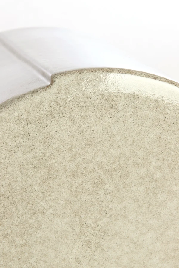 Side table 42x34 cm CHULILLA ceramics grey