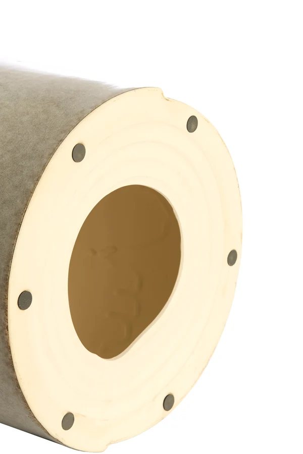 Side table 42x34 cm CHULILLA ceramics grey
