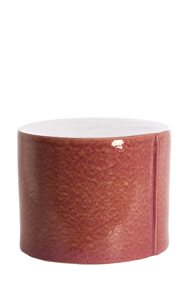 Side table 42x34 cm CHULILLA ceramics dark pink