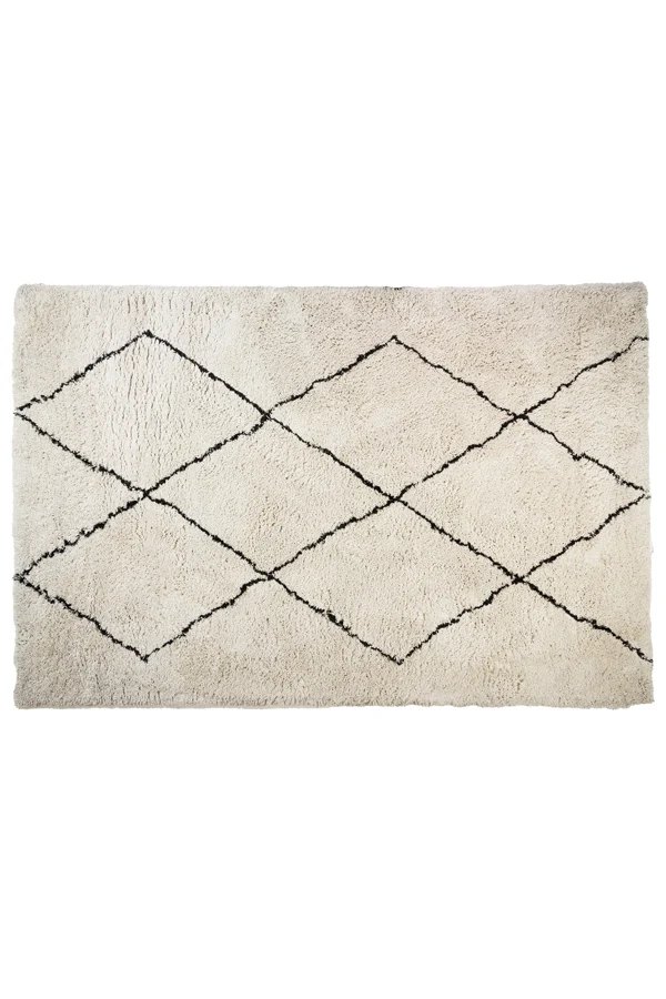 Rug 300x200 cm XAMURI natural-black