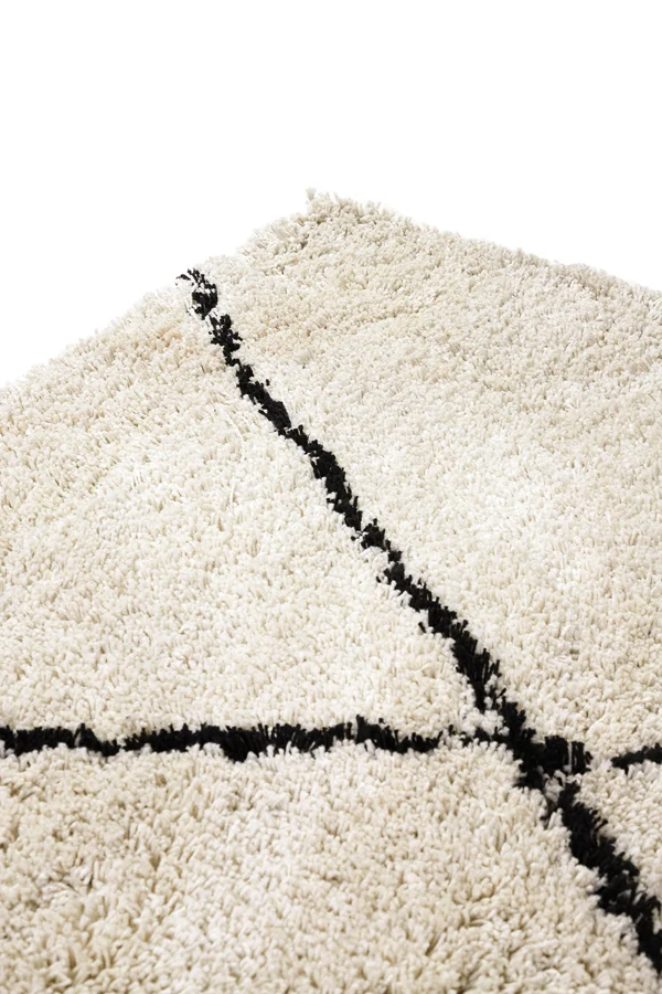 Rug 300x200 cm XAMURI natural-black