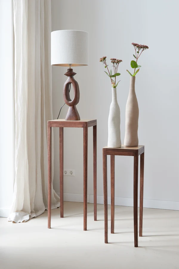 Shade cylinder 35-35-30 cm SAVERNA egg white