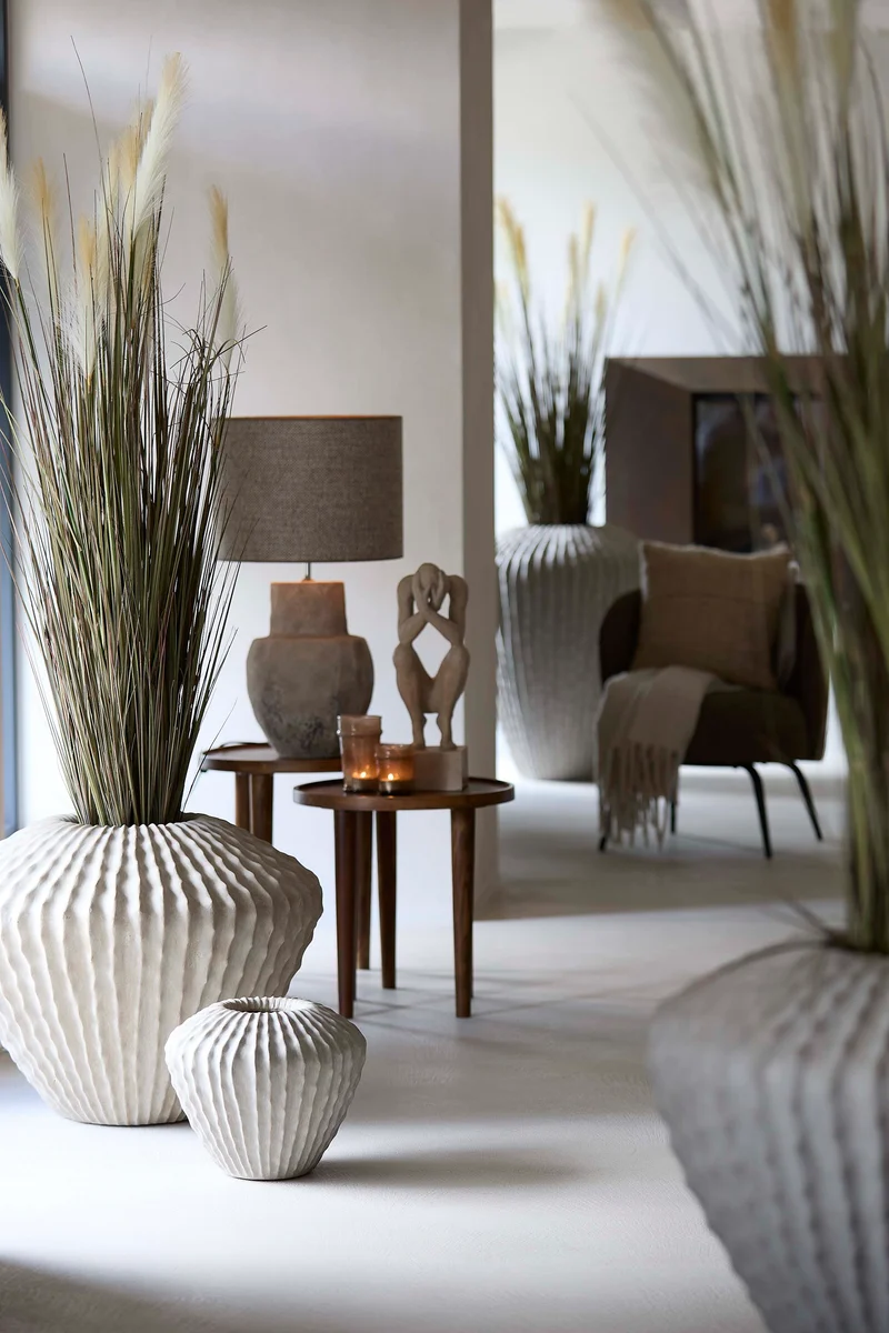 Shade cylinder 35-35-30 cm SAVERNA brown beige