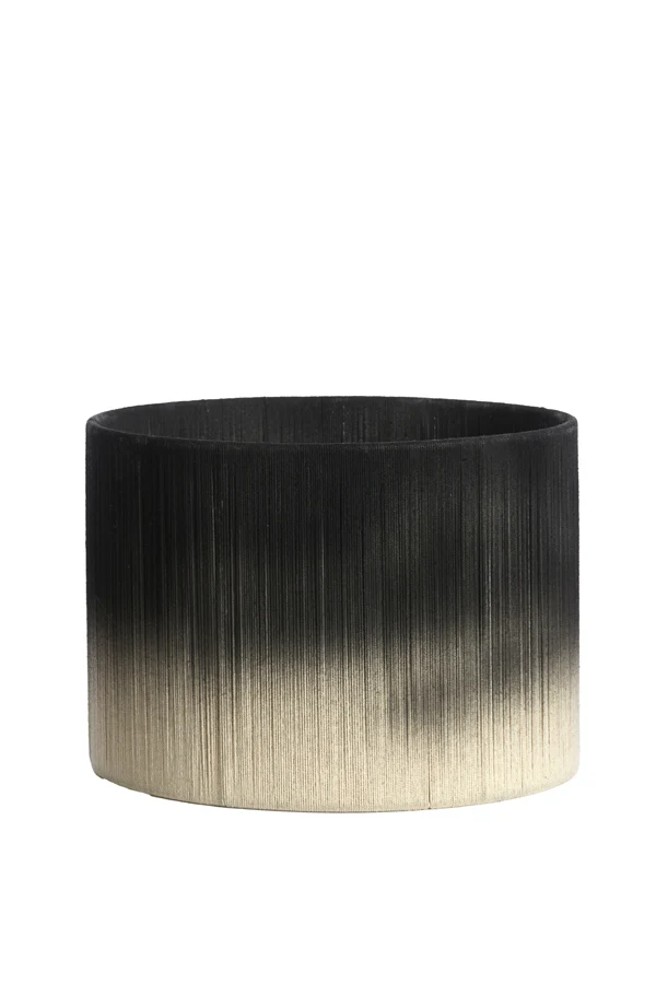 Shade cylinder 35-35-25 cm TOSSA black-cream