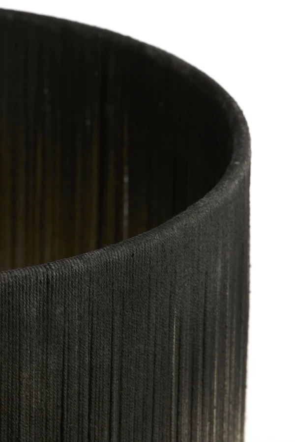 Shade cylinder 35-35-25 cm TOSSA black-cream